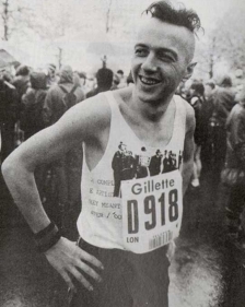Joe Strummer before his run at his second London Marathon, 1983.