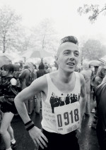 Joe Strummer at the 1983 London Marathon.
