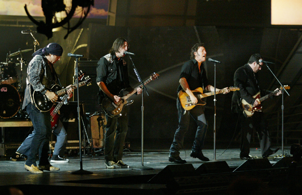 Bruce Springsteen Dave Grohl Stevev Van Zandt Elvis Costello London Calling Grammy's 2003